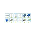 Basen ogrodowy stelażowy 400 x 200 x 122 cm 12w1 INTEX 26770