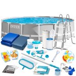 Basen ogrodowy stelażowy 427x107x107 zestaw 21w1 INTEX 26720