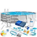 Basen ogrodowy stelażowy 457x107cm zestaw 21w1 INTEX 26724