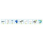 Basen ogrodowy stelażowy Prism Frame 305 x 76 cm 3w1 INTEX 26702