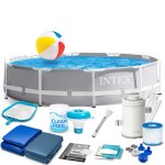 Basen ogrodowy stelażowy Prism Frame 305 x 76 cm 15w1 INTEX 26702