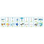 Basen ogrodowy stelażowy Prism Frame 427 x 107 cm 17w1 INTEX 26720