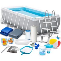 Basen ogrodowy stelażowy Prism Frame 488 x 244 x 107 cm 18w1 INTEX 26792