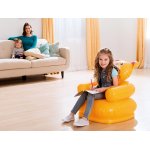 Fotel dmuchany dla dziecka Wesołe Zwierzęta 65 x 64 cm Intex 68556